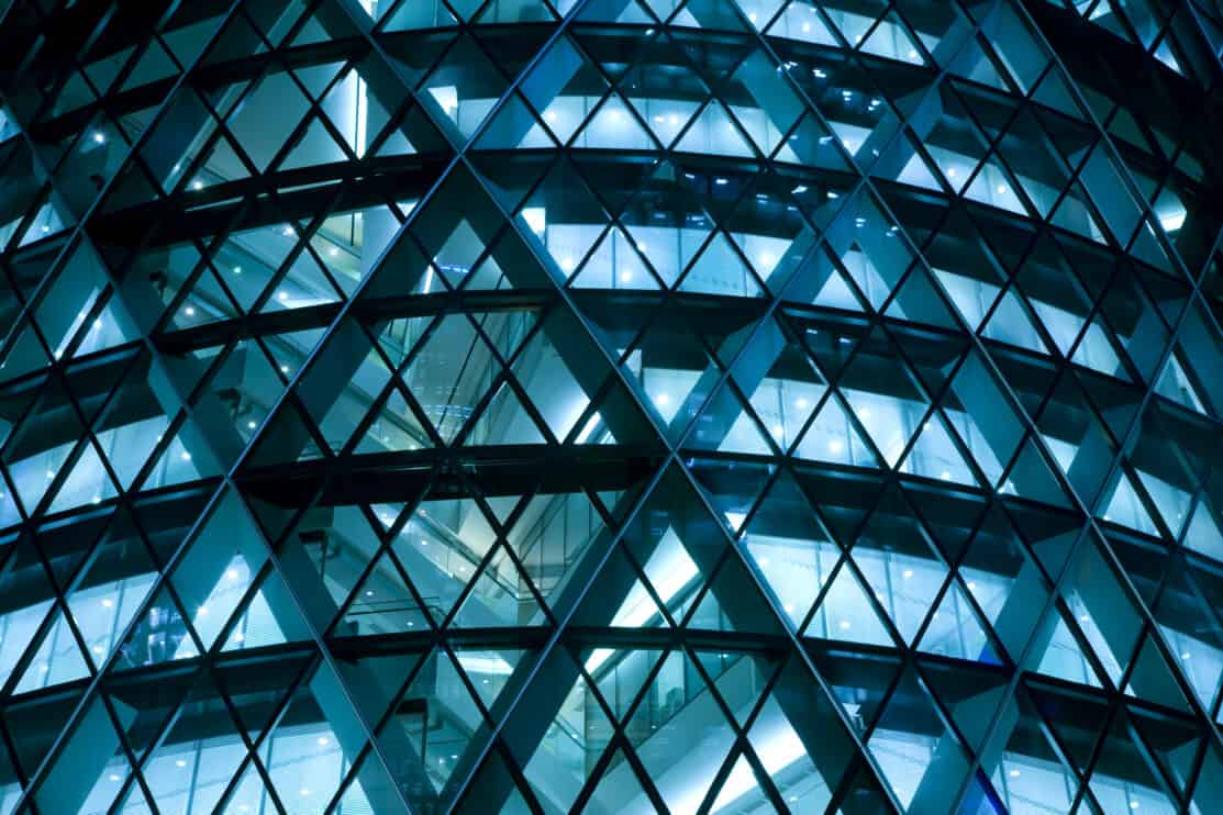 modern-office-building-illuminated-at-night