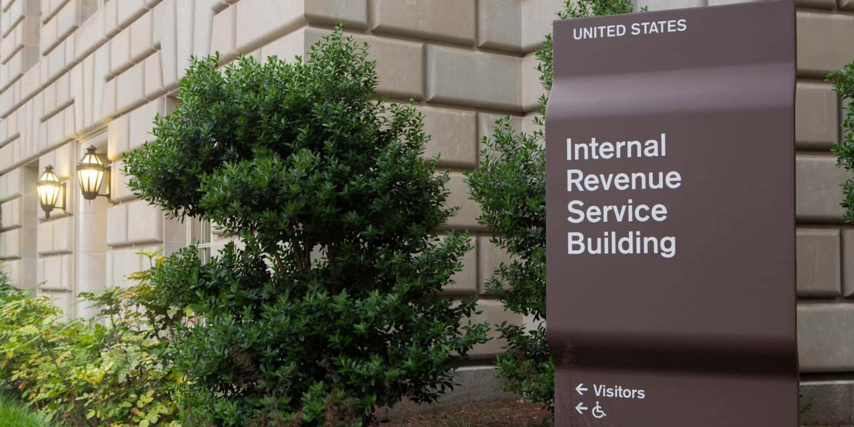 IRS Headquarters building.